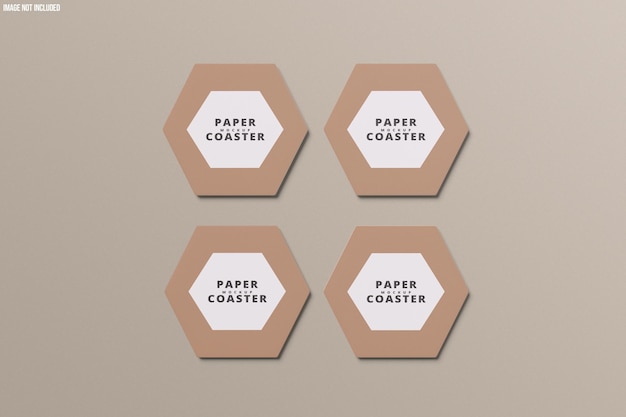 Mockup de papel para las subterráneas