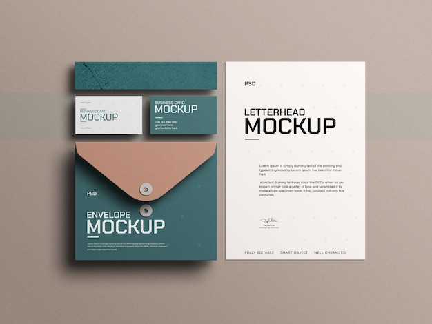 Mockup de papelería