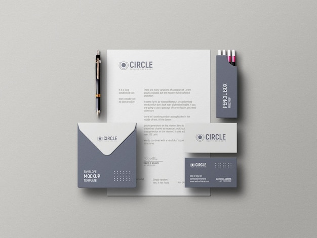 Mockup de papelería