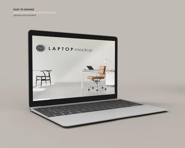 Mockup para laptop realistic