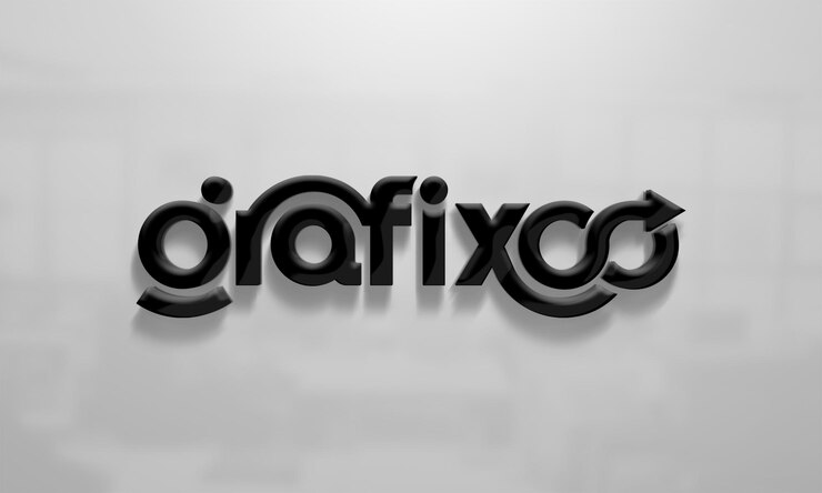 PSD mockup de pared de oficina en 3d en formato psd