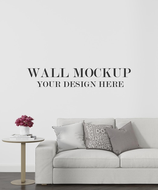 Mockup de pared para tus texturas