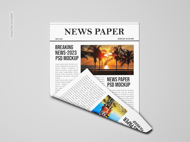 Mockup de periódico