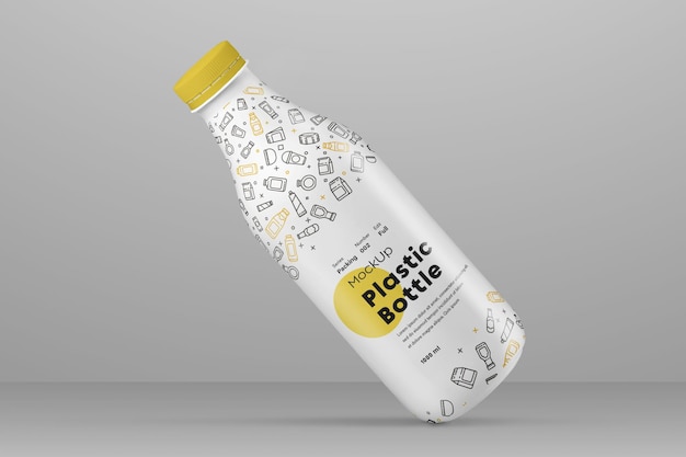 Mockup plastikflasche