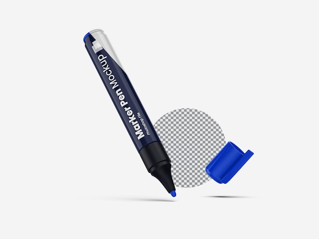 PSD mockup de la pluma de marcador