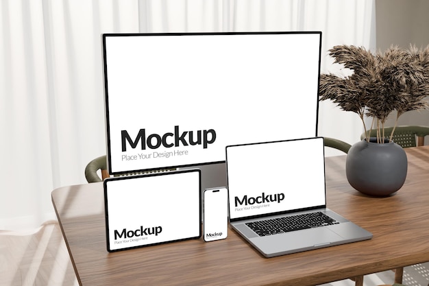 Mockup à plusieurs périphériques