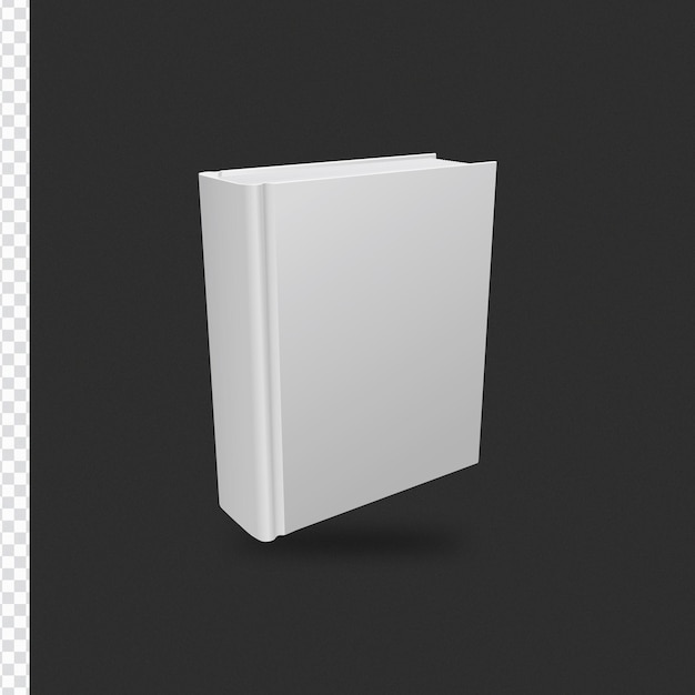 Mockup de portada de libro en 3d