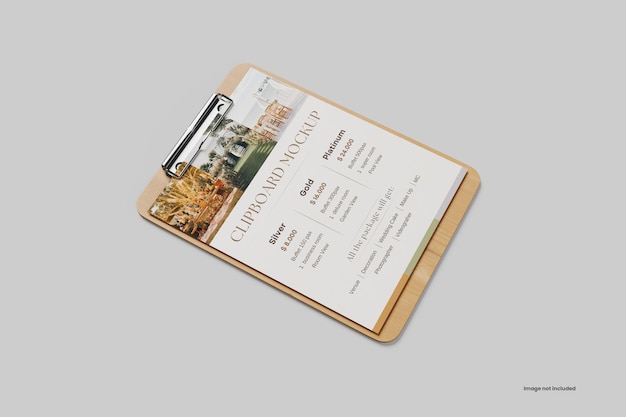 Mockup del portapapeles