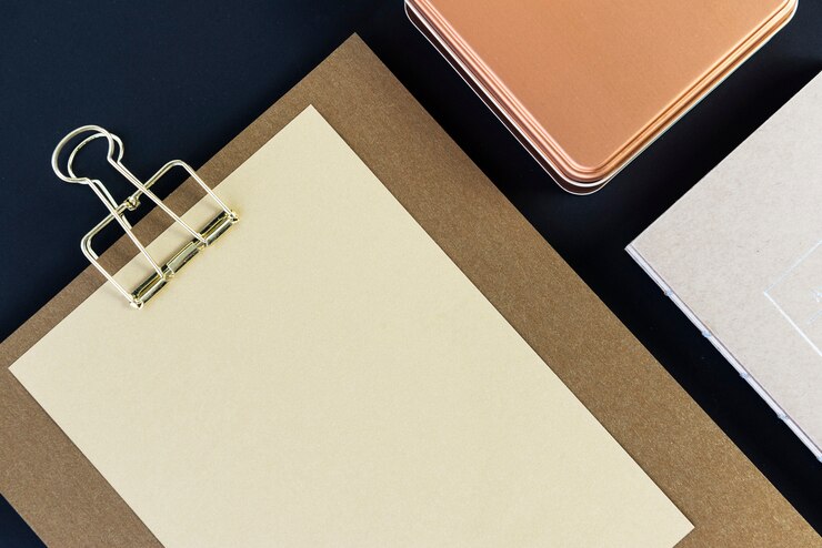 PSD mockup de portapapeles