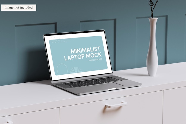 Mockup de portátil para mostrar su diseño de interfaz de usuario a los clientes