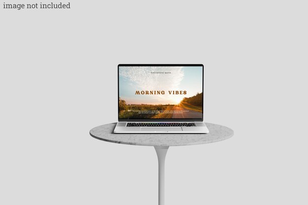 Mockup de portátil