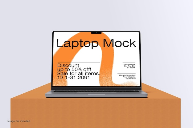 Mockup de portátil