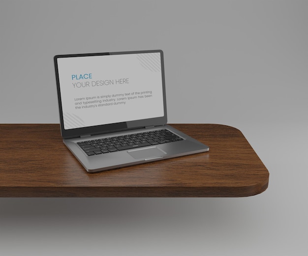 Mockup de portátil