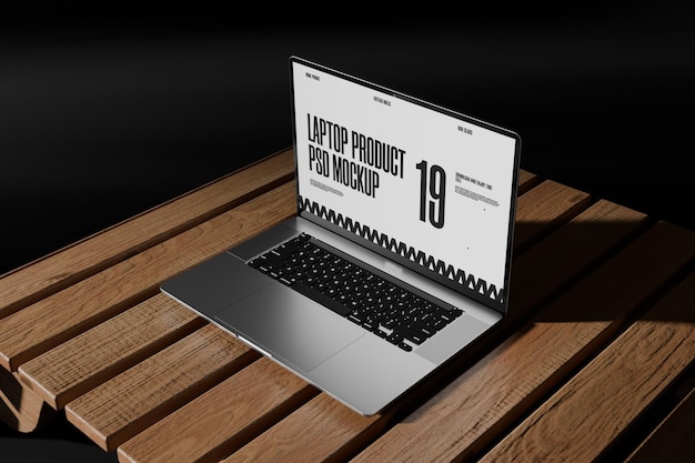 Mockup de portátil