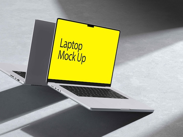 Mockup de portátil