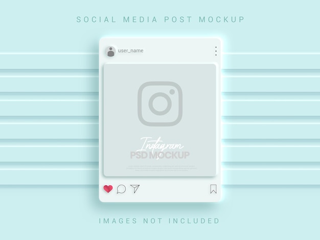 Mockup de posts de instagram