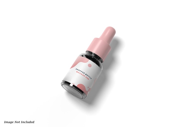 Mockup Premium de la botella de goteo para PSD