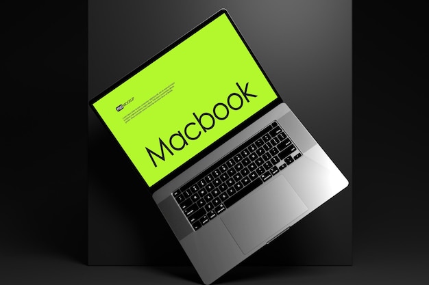 Mockup profesional de MacBook para presentaciones impresionantes