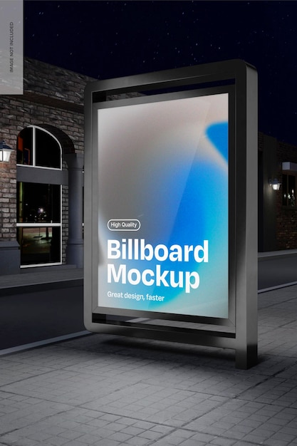 Mockup promozionale di Billboard