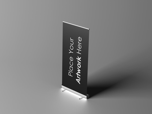 Mockup PSD de cartel publicitario al aire libre para una visualización de marketing realista