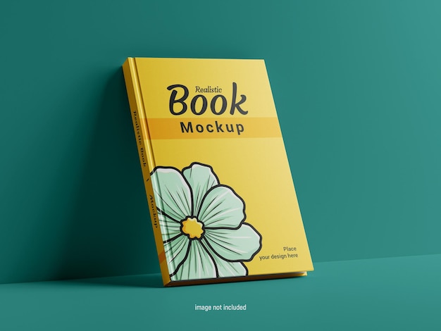 PSD mockup psd de livro de capa dura realista