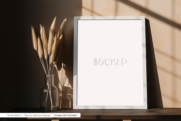 Mockup PSD de quadro