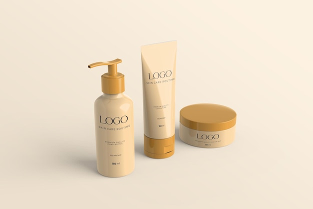 Mockup PSD del prodotto cosmetico
