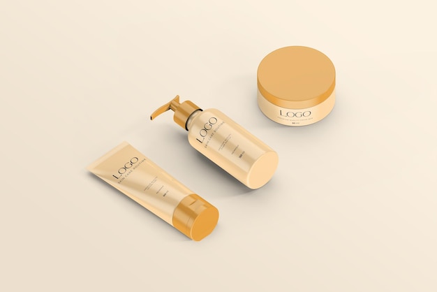 Mockup PSD del prodotto cosmetico