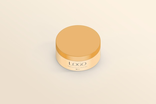 Mockup PSD del prodotto cosmetico