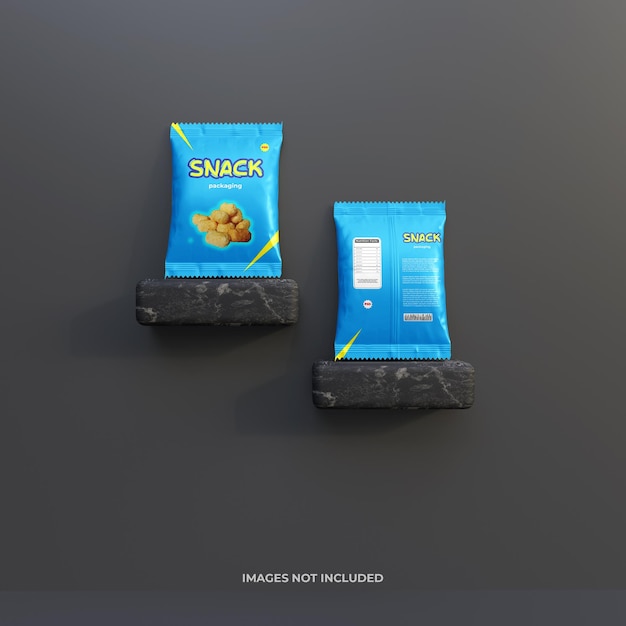 PSD mockup-psd für snackverpackungen