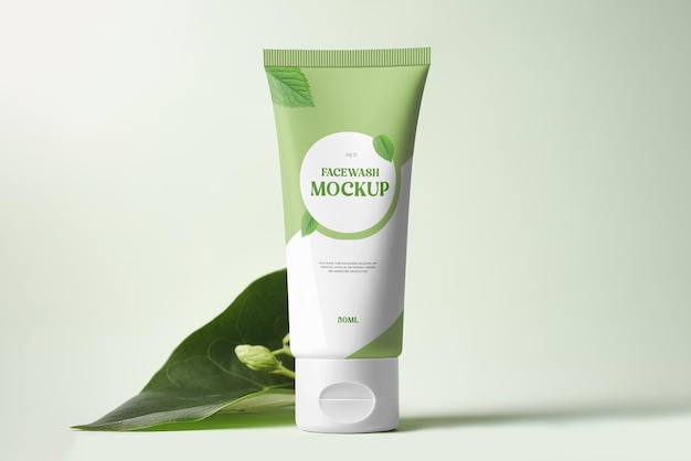 Mockup de PSD para tubos cosméticos