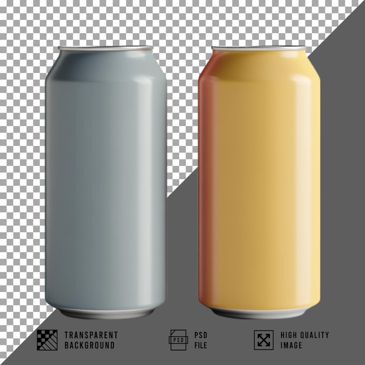 PSD mockup puede sin fondo