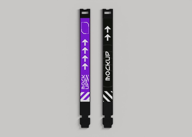 Mockup de la pulsera del evento