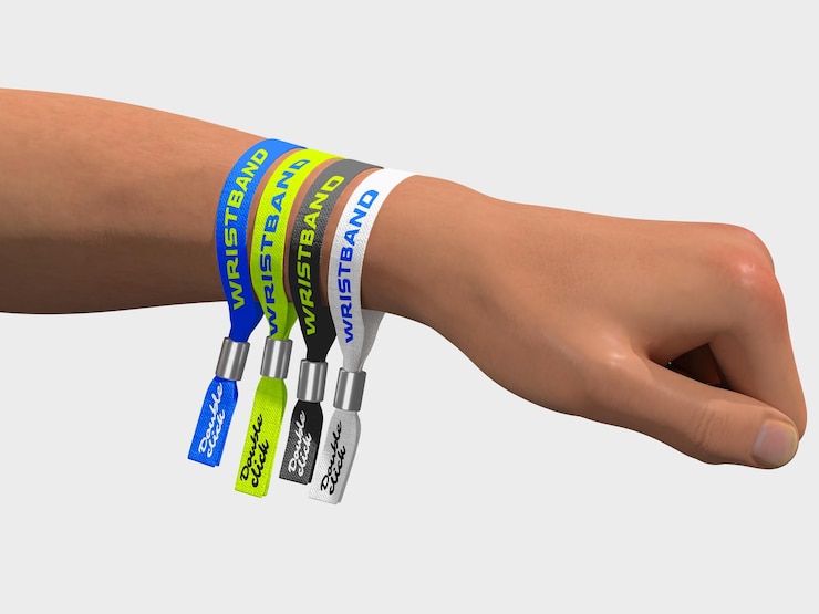 PSD mockup de la pulsera