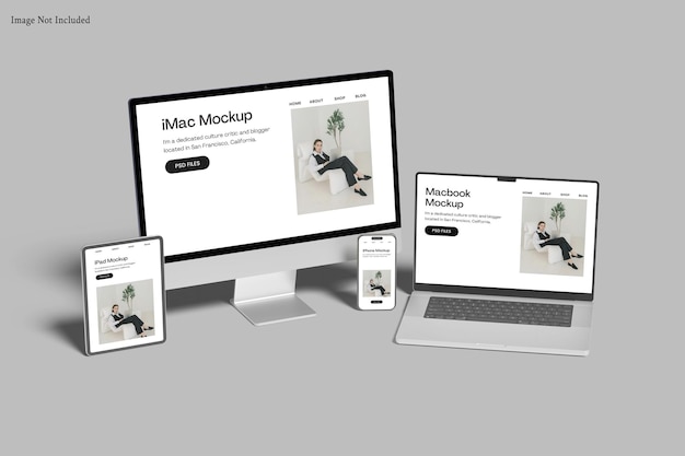 Mockup réactif pour plusieurs périphériques