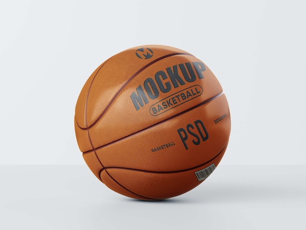 Mockup realista de basquete em 3D