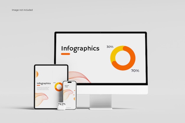Mockup realistico multi dispositivo