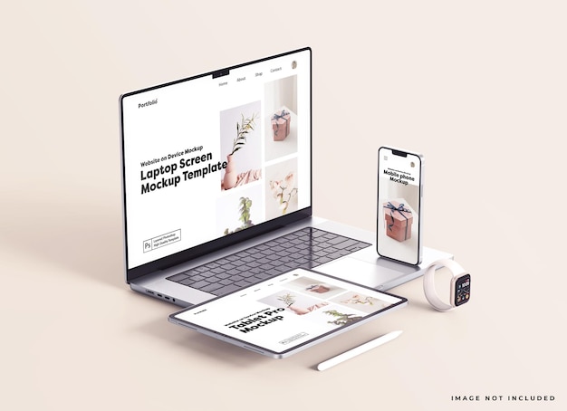 Mockup reattivo multi dispositivo