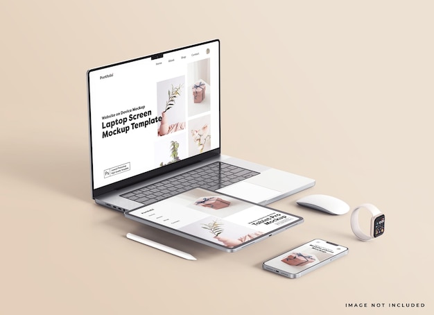Mockup reattivo multi dispositivo