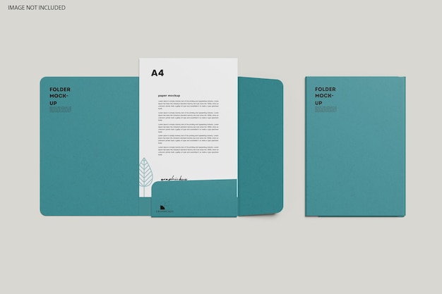 Mockup de la revista A4
