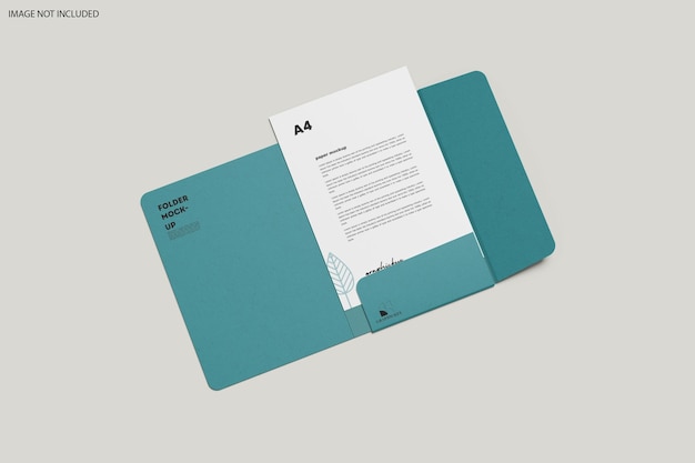 Mockup de la revista A4
