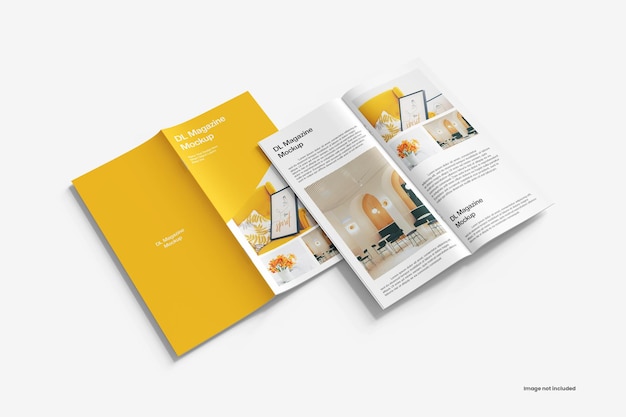 Mockup de la revista DL