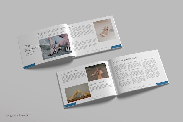 Mockup de la revista Landscape