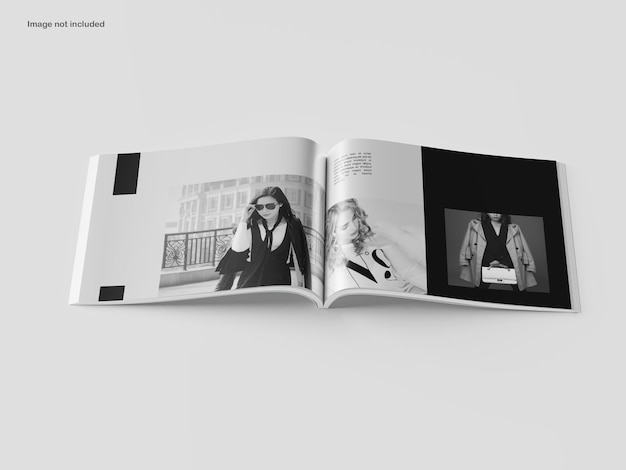 Mockup de la revista Landscape