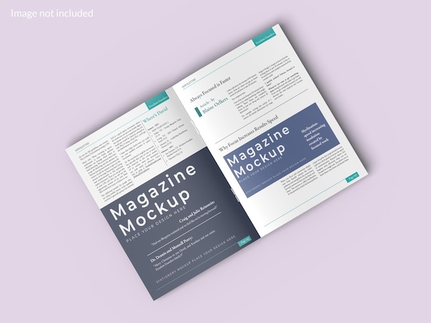 PSD mockup revista