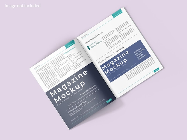 PSD mockup revista