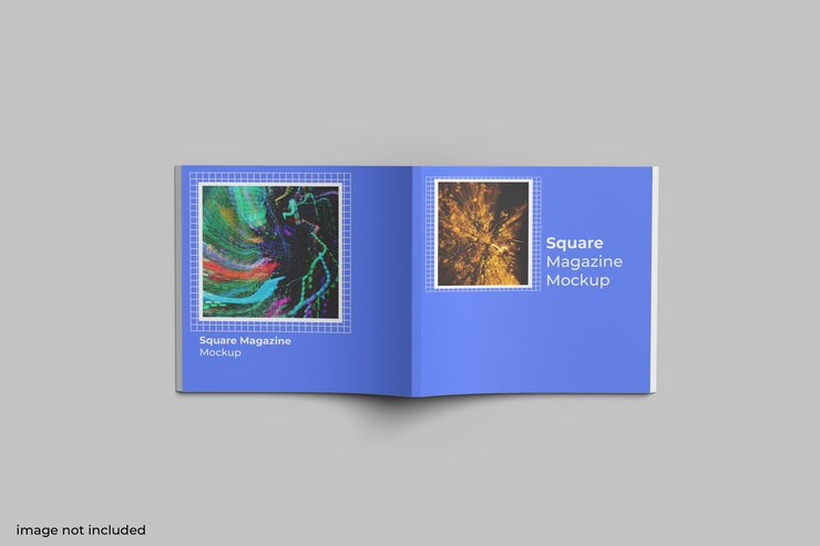 Mockup rivista quadrata