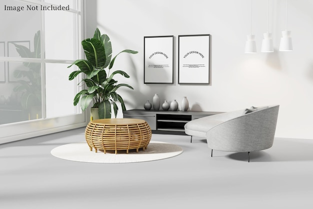Mockup de salón