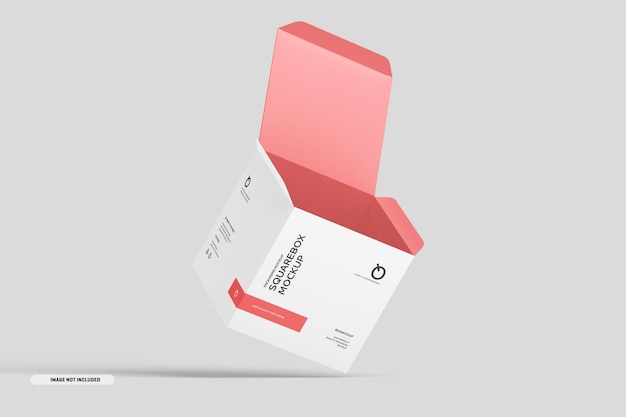 Mockup scatola quadrata