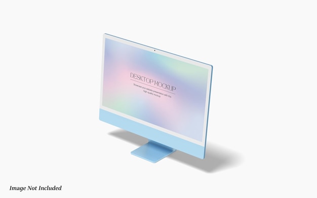 Mockup schermo desktop PSD Premium